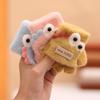 Cute Baby Gloves Winter Warm Plush Boy Girl Infant Mittens Cartoon Toddler Kids Outdoor Half Finger Flip Cover Gloves
