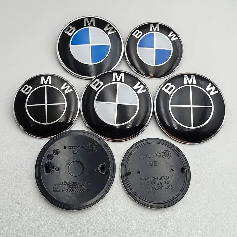 2 τεμ. ABS 74mm 82mm Σήμα Καπό BMW Λογότυπο Μπροστινού Καπό Αυτοκινήτου Σήμα Κάλυμμα Πορτμπαγκάζ Για BMW E39 E46 E30 E36 G20 E87 E60 E90 Αξεσουάρ