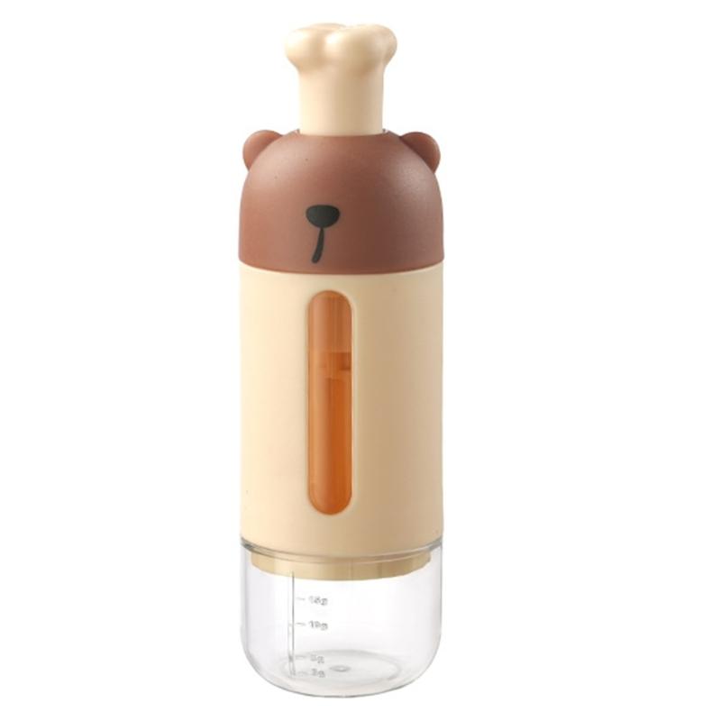 Space Saving Kitchen Spice Dispenser Press Type Portion Control Sealed Lid Food Safe Storage For Baking Seasonings