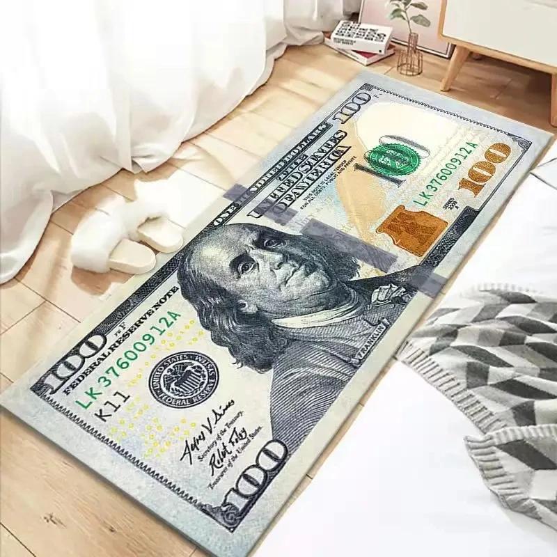 USA Dollár Design Szőnyeg Nappaliba Lakberendezés Konyha Előszoba Erkély Szőnyegek Fürdőszoba Csúszásgátló Padlószőnyeg Bejárati Lábtörlő