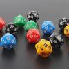 Ekologické akrylové kostky D20 pro studenty a hráče - matematická a učební pomůcka