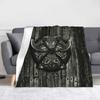 Mjölnir der Hammer von Thor Decke Flanell Herbst/Winter Wikinger Atmungsaktiv Weich Überwurfdecken für Bettwäsche Reise Steppdecke
