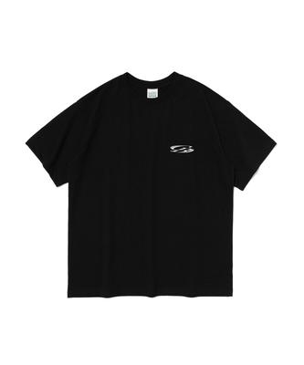 CARGOBROS Circle Small Logo Oversized Short Sleeve Tee (Black)