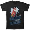 Tricou unisex negru Ace Attorney Parrot Slim Fit