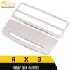 Roewe RX8 Rear Air Outlet Decorative Frame - Stainless Steel Third Row A/C Vent Sticker