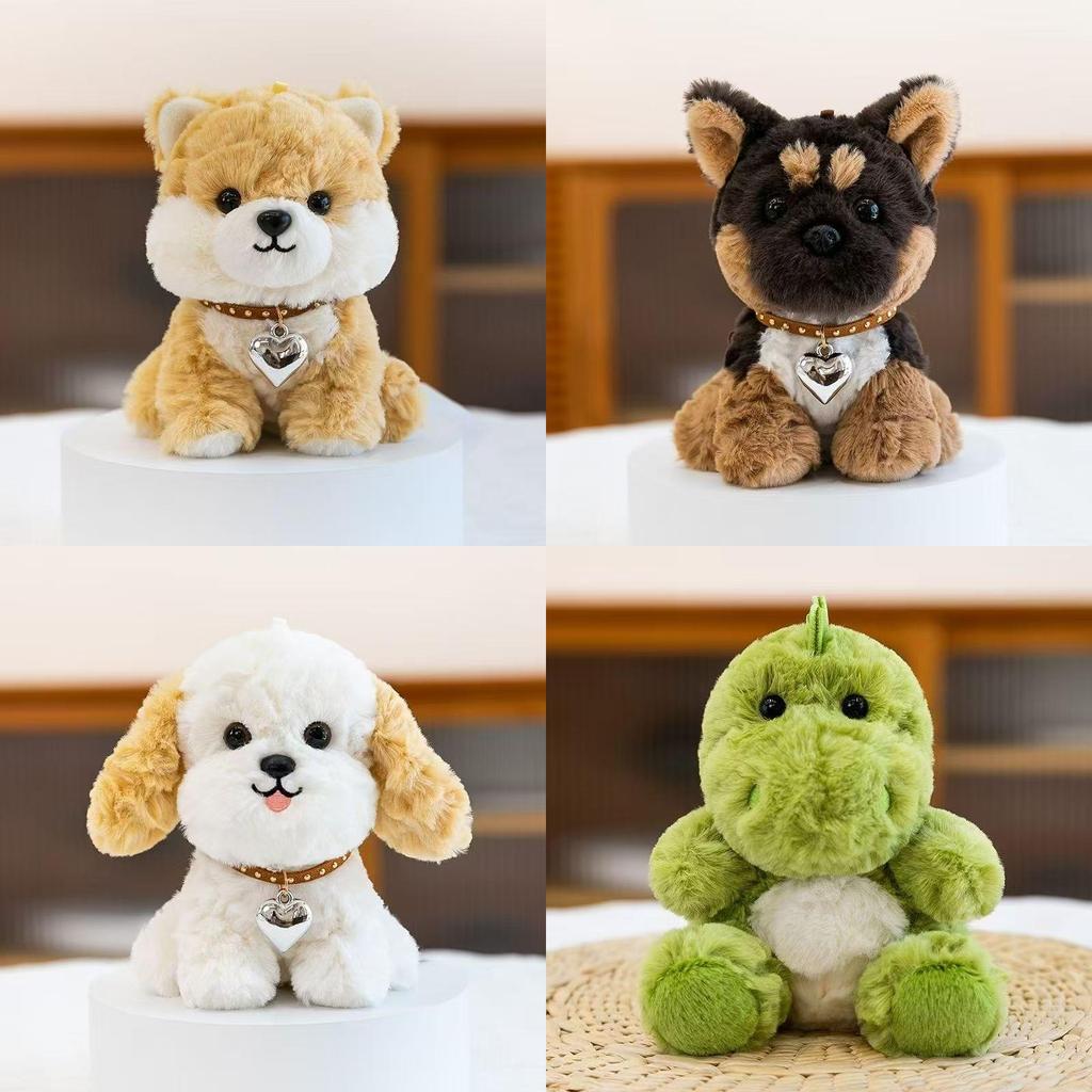 Plush Husky Dog Toy With Pp Cotton Fill For Kids And Birthdays