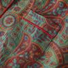 Höst Långärmade Pyjamas med Bomullsgarnfärgad Jacquardmönster i Etnisk Stil för Damer, 2 Delar, Loungekläder