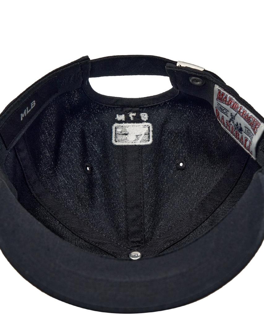 Emelbi Basic 5-Panel Structure Ball Cap Ny (Black)