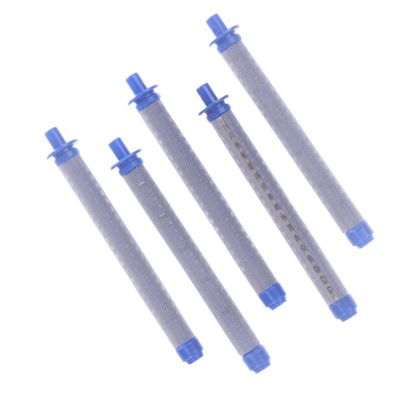 5/10 Stück Blaue Airless-Spritzpistolenfilter, 60 Mesh Ersatz-Hochdruckspritzzubehör Airless-Sprühfilter