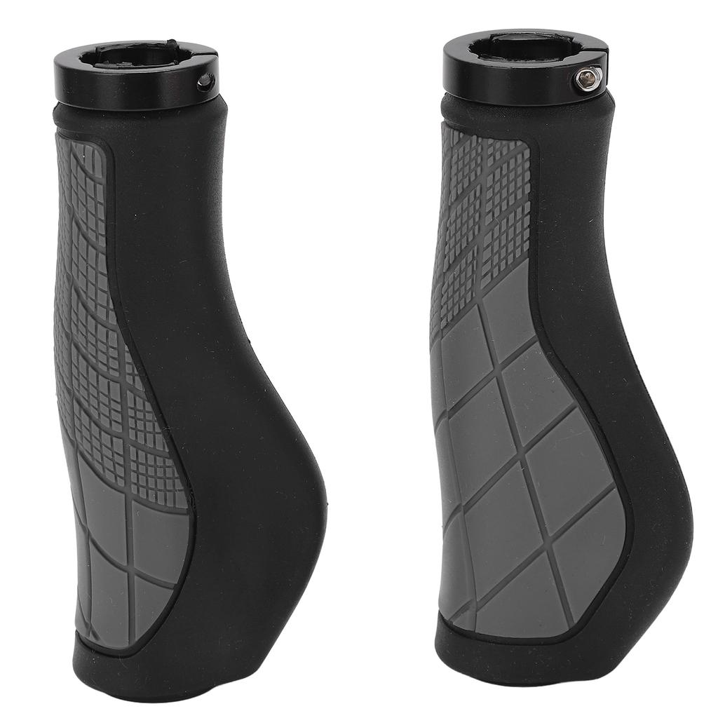 Bike Handle Handlebar Grips Mountain Bike Replacement Handlebar Grip with End   for Replacement Repair
