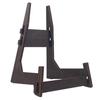 Display Stand Vintage L-shaped Wooden Plate Stand Multi-Purpose Picture Display Holder for Home Decoration