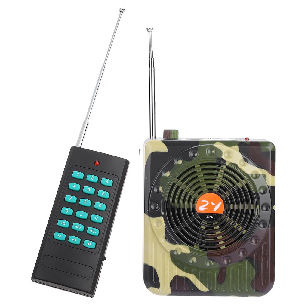 Camouflage Fernbedienung Outdoor Jagd Decoy Vogel Anrufer Sound Lautsprecher Stimme Verstärker
