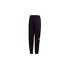 Casual Mid-Waist Cuffed Joggers Women Bottoms Black GM3282