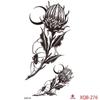 NEW 1PCS Waterproof Tattoos Temporary Tattoo Sticker Flowers Rose Body Tattoos for Women Art Arm Hand Tattoos Wolf Tiger Lion Painting Tatoos