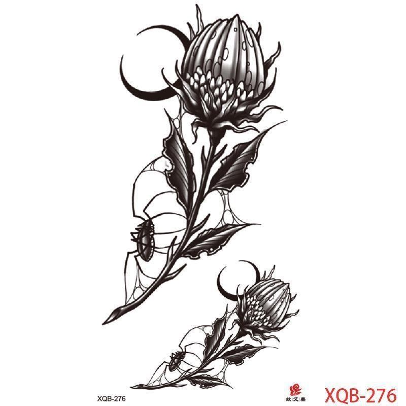 NEW 1PCS Waterproof Tattoos Temporary Tattoo Sticker Flowers Rose Body Tattoos for Women Art Arm Hand Tattoos Wolf Tiger Lion Painting Tatoos