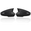 2PC Bat style Add-on Side Mirror Covers For Skoda Octavia 3 Mk3 III A7 5E for VW T-roc Troc T-cross 2014- sticker horn shape