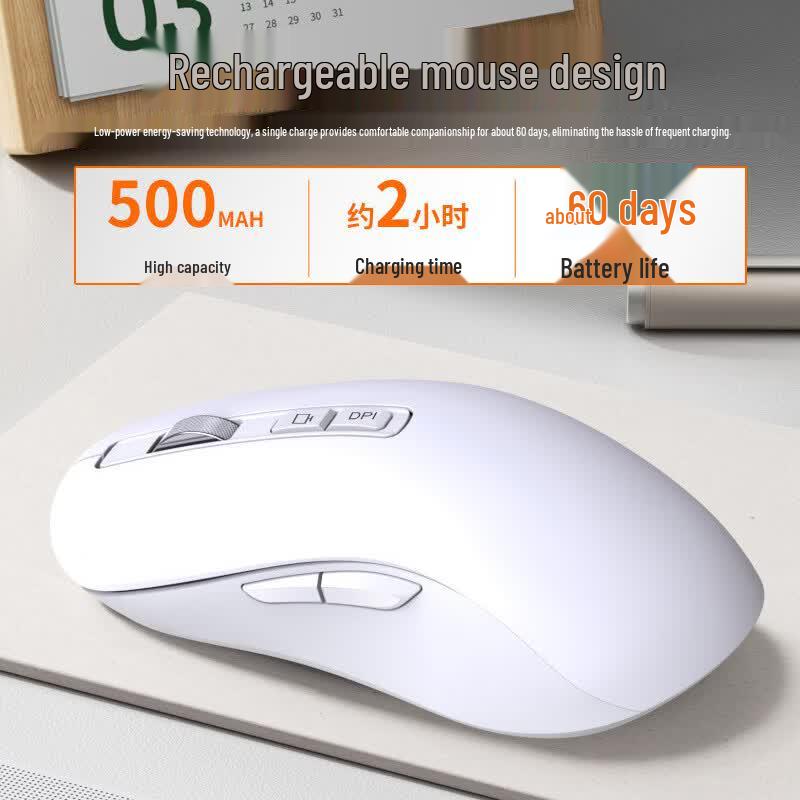 Silent Rechargeable Dual-Mode Wireless Mouse