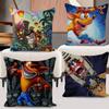 Game C-Crash B-Bandicoot Pillow Cover Sofa Cushion Cover Home Room Decoration Children Gift