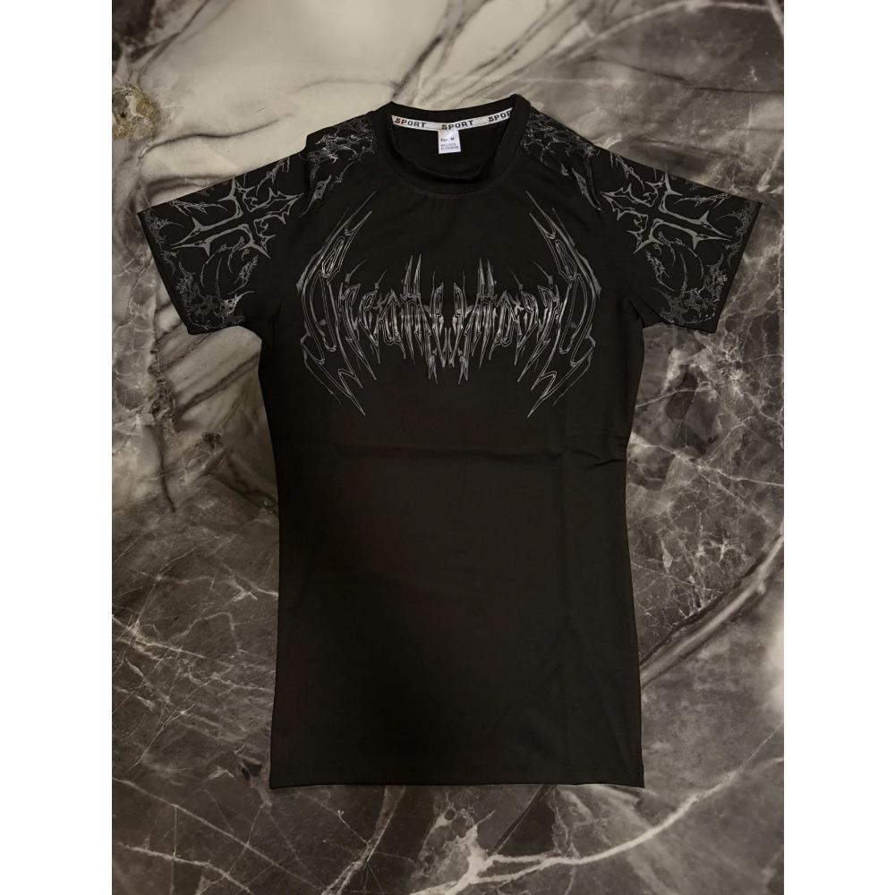 Vêtements de Fitness pour Hommes à Manches Courtes Sports Fitness Séchage Rapide Vêtements Ajustés