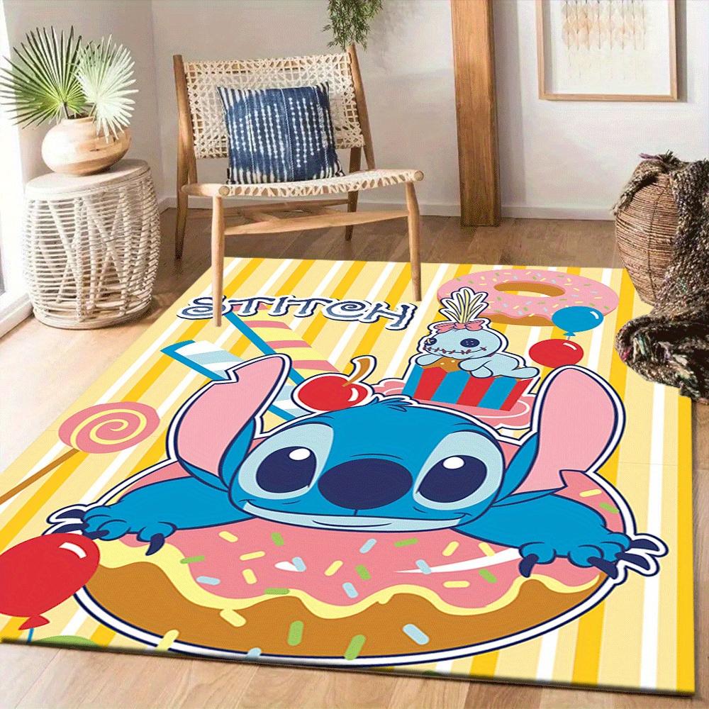 1pc Lilo-and-Stitch-(28)_01 Carpet Area Rug, Bedroom, and Playroom - Durable, Stain-Resistant, and Easy To Clean, Living Room, Laundry Room,