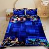 Kids Cartoon Roblox 3Pcs Duvet Cover Roblox Game Children'S Teenager Bedding Set Anime Skin Friendly Bedroom Decor