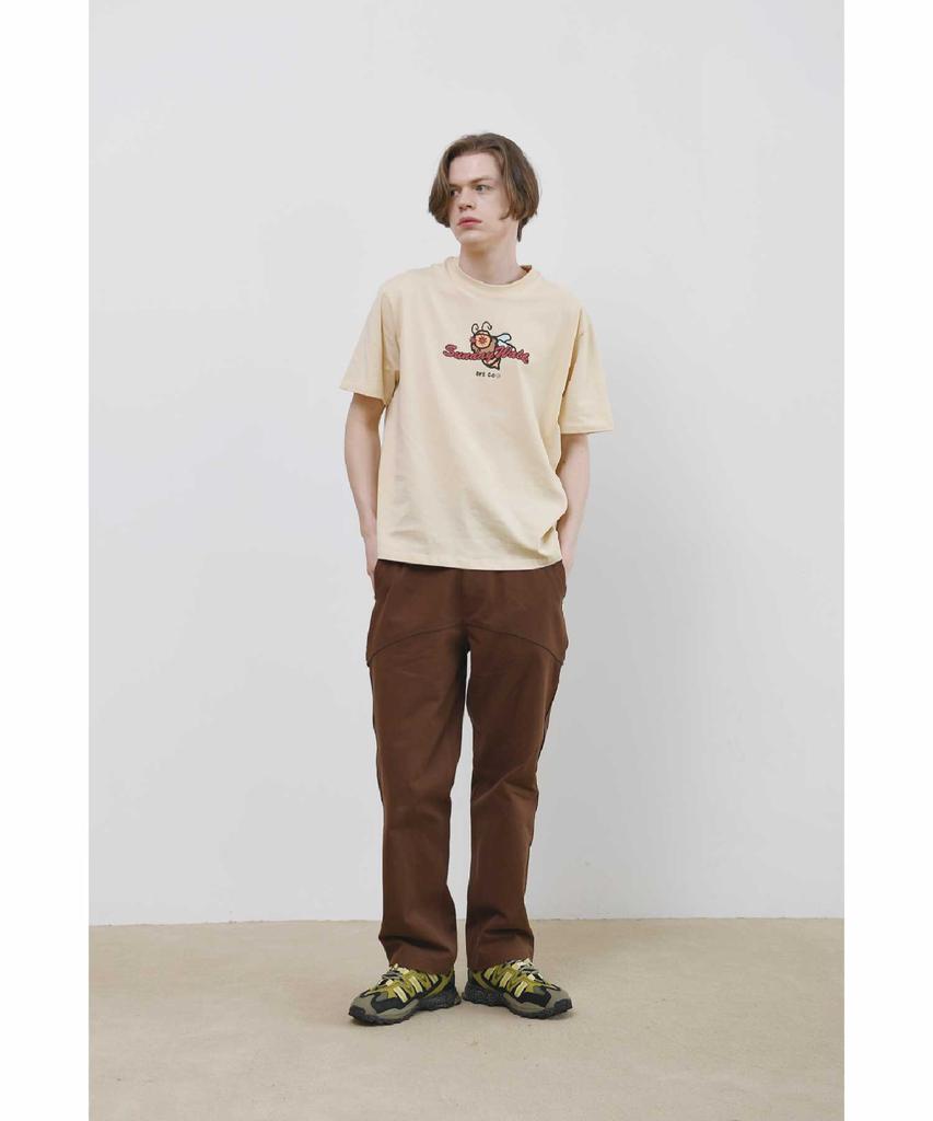 Ialeseuko Honey Bee T-Shirt Yellow Beige