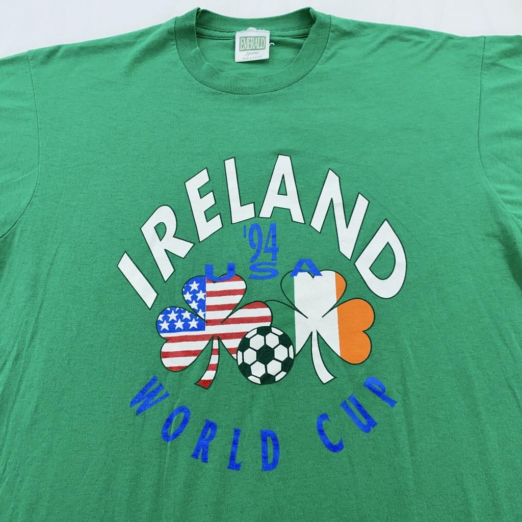 Vintage 1994 WORLD CUP USA SOCCER IRELAND T-Shirt LARGE Soft