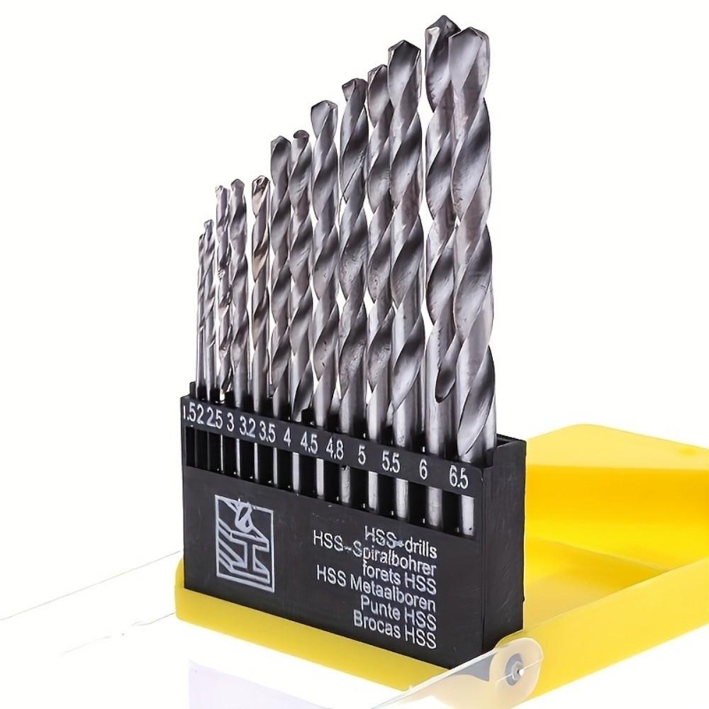 Precision Masonry Drill Bits High-Speed Steel Drill Bit Set Twist Drill Bits  For Metal