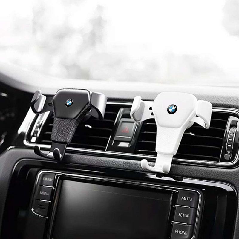 Gravity Car Badge Phone Holder Bracket Air Clip Mount Stand Accessories For BMW M Power F10 F31 E36 E39 E87 E90 X3 X5 X1 E46 E90 F20 Z4