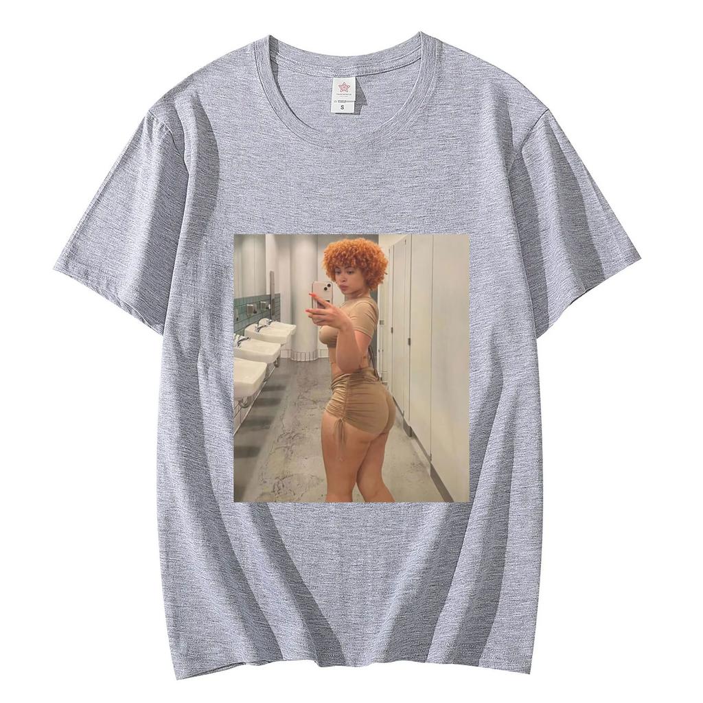 Rapper Ice Spice Aesthetics Graphic T Shirts Men Women Fashion Casual Oversized Tshirt Summer High Quality Pure Cotton Tshirts