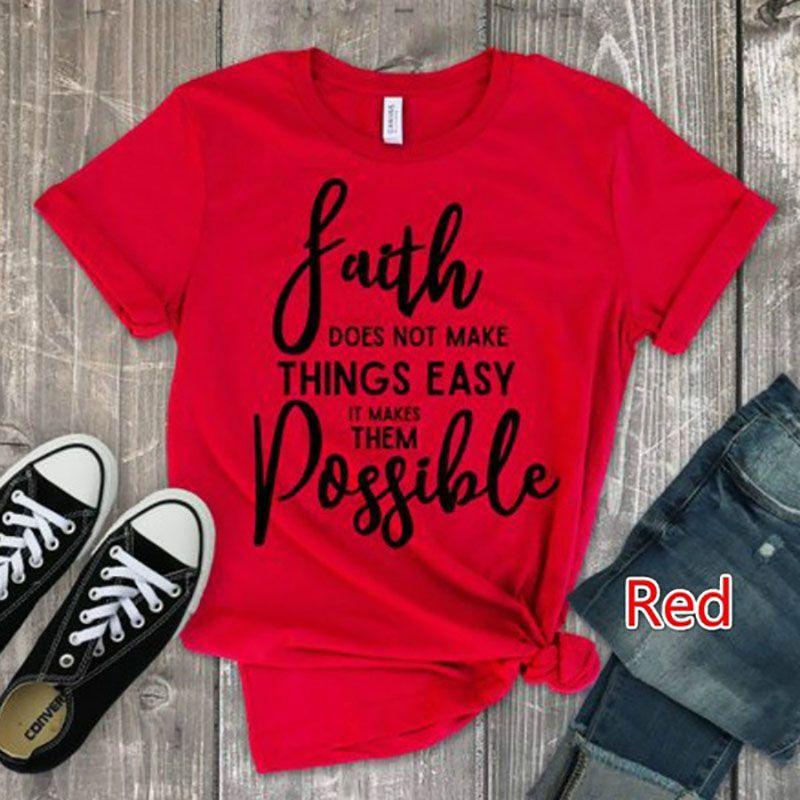 Stylish And Comfortable Women Summer Fashion Christian T-shirt Casual Plus Size