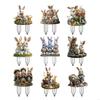 Decorative Garden Stakes Acrylic Decorative Stakes for Flower Pots Outdoor Yard 6XDE