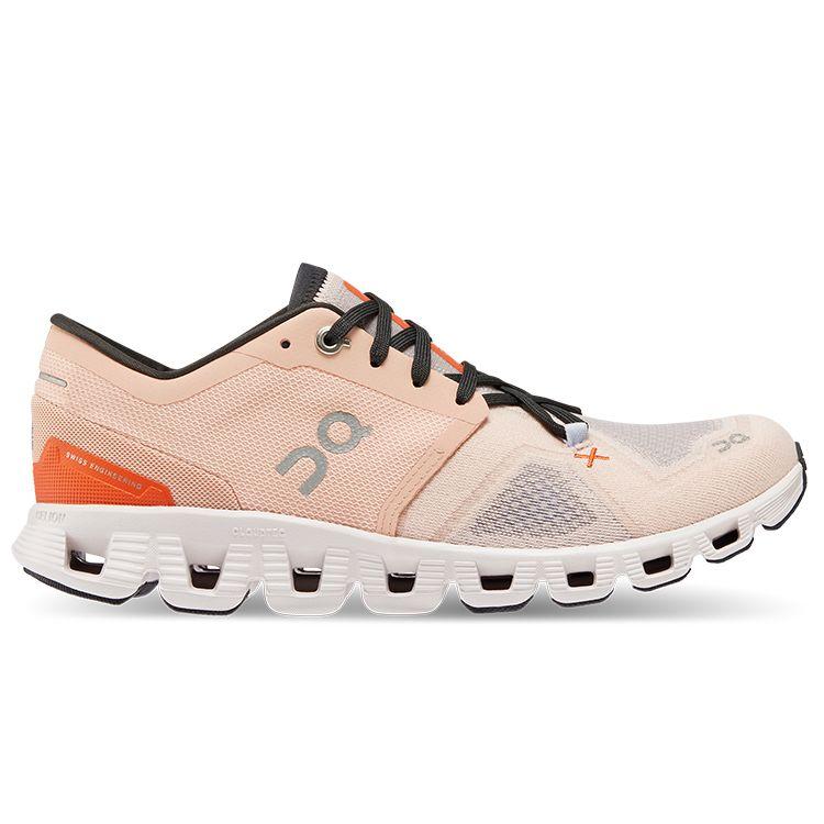 On Running Cloud X 3 Rose Sand (Womens) Women Sneakers 60.98691