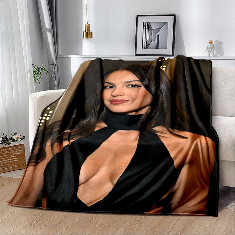 ODER Olivia Rodrigo SOUR GUTS 3D Sänger Weiche Flanelldecke für Betten Schlafzimmer Sofa, Überwurfdecke zum Zudecken Geschenk Büro Picknick
