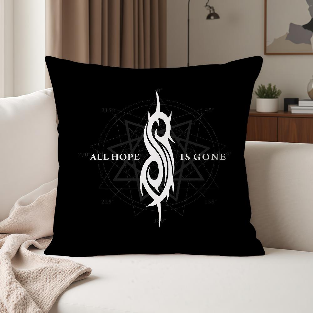 S-Slipknot Heavy Mental Music Pillow Case Suitable For Bedrooms Living Rooms Cars Home Decoration