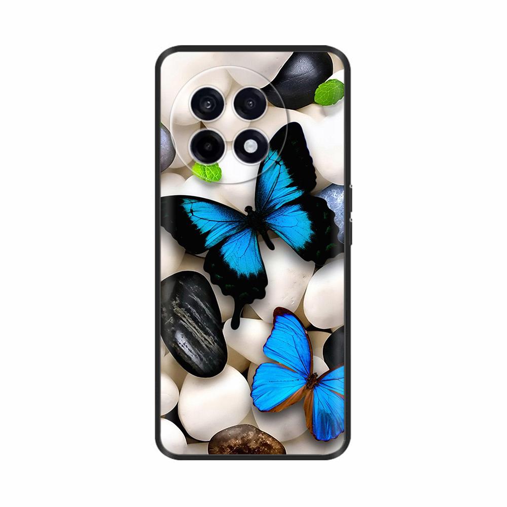Black Case For OnePlus ACE5 Case Soft Silicone Luxury Painted Phone Cases For OnePlus ACE 5 Pro Back Cover For OnePlus 13R Funda