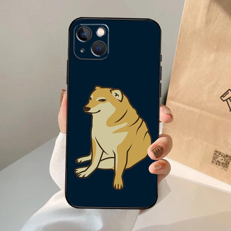 Cheems Doge Phone Case For iPhone 18 17 Air 16 15 14 13 12 11 Pro Max 12 13 mini 15 16 Plus 16e Cover Coque
