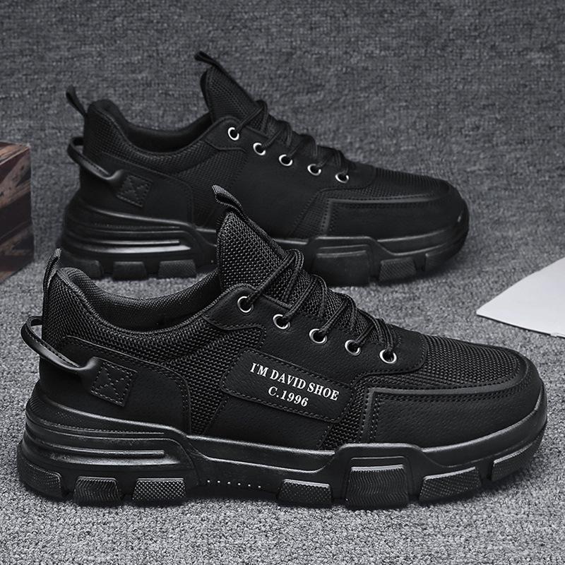 Chunky Men's Casual Sneakers Breathable Mesh Men Casual Shoes Brand Fashion Mens Shoes Non-slip Work Footwear Zapatos De Hombre