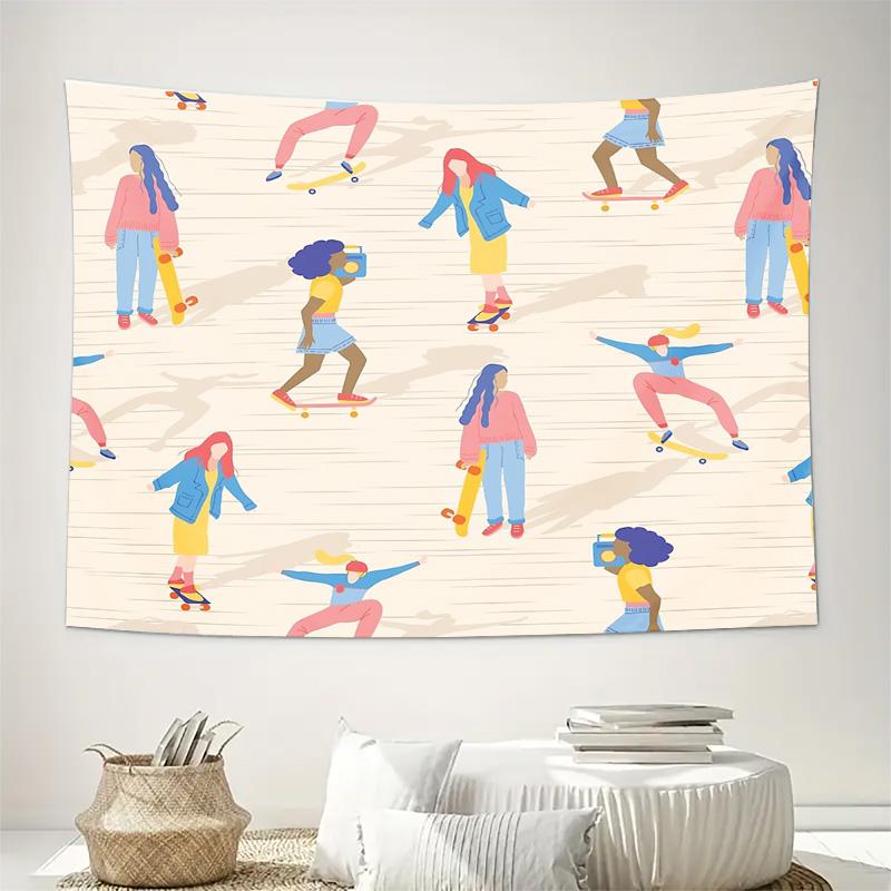 Wall Tapestry Aesthetic Room Decor Vintage Ocean Sunset Nature Landscape Home Living Dorm Wall Hanging Artistic Graphic Textile