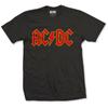 AC DC Red Logo Black Classic Rock Metal Unisex T-shirt