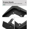 4 STUKS Auto Spatlappen Spatborden Spatborden Auto Spatlappen Compatibel met BMW IX3 2021 2022
