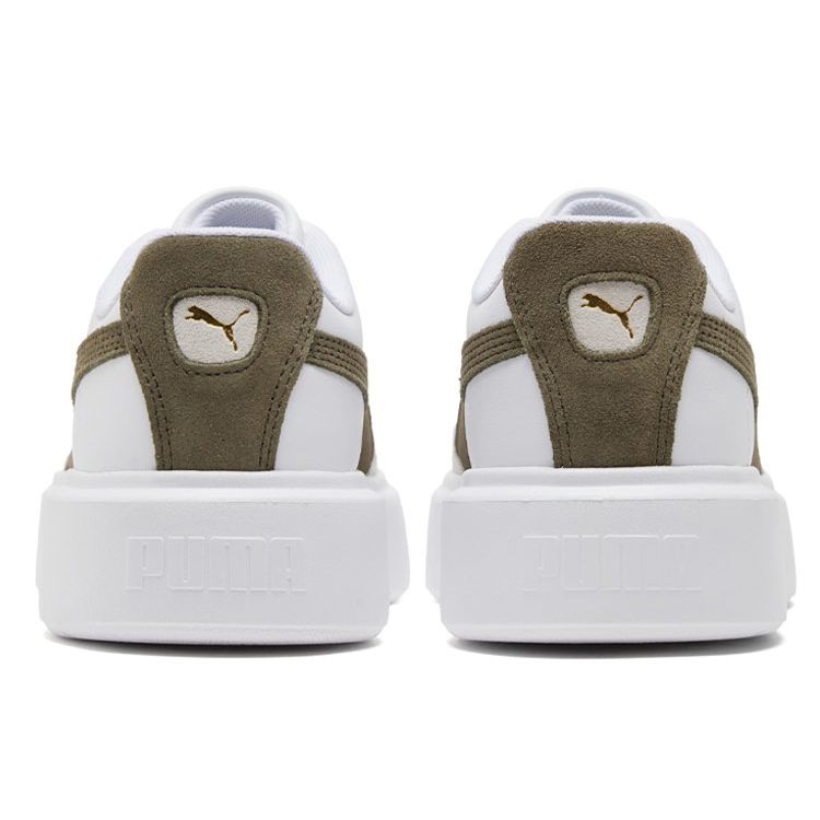 Puma Oslo Maya Archive Low Top Sneakers Women Sneakers White Green 375057-03