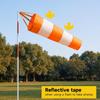 Airport Windsock Ripstop Outdoor Hanging Heavy Duty Wind Measurement Sock Bag with Reflective Belt Waterproof Thickened
