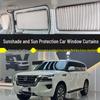Nissan Patrol Y62 Sunshade Aluminum Double Rail Privacy Curtains