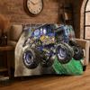 Cartoon Monster Truck Monster Jam Soft Flannel Throw Blanket,Warm Cozy Blanket for Bed,Couch,Sofa,Bedroom,Living Room,Travel