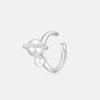 METROCITY JEWELRY 1992 PERLA Sterlingsilber Weißer Ohr-Cuff A251SE0763WPH