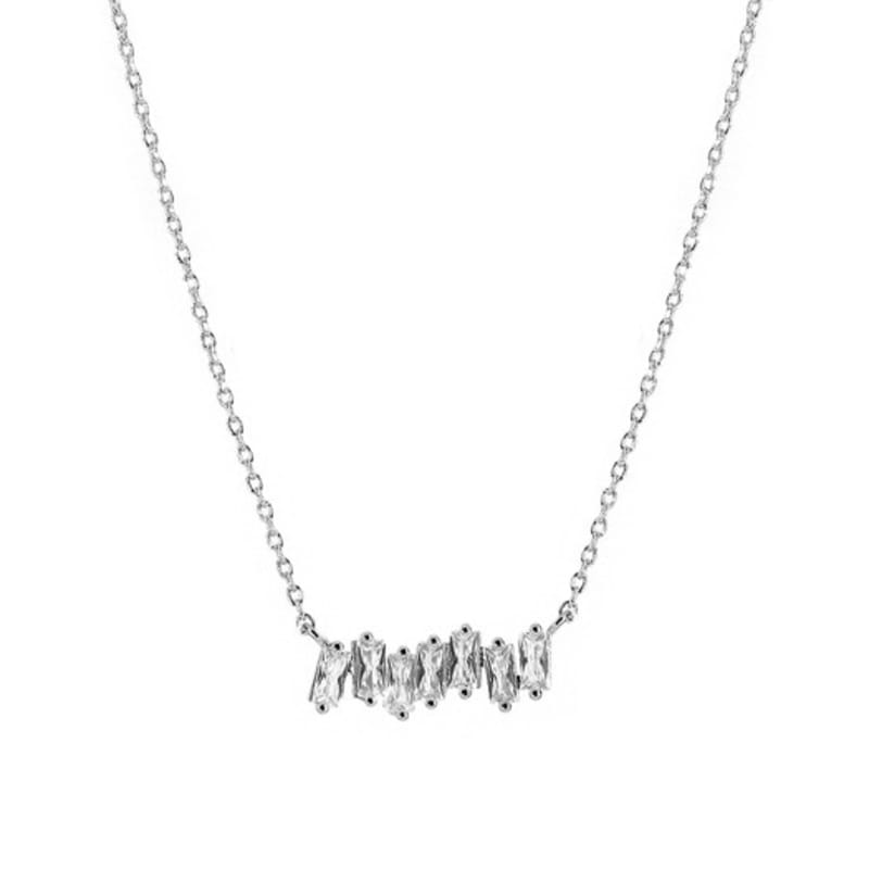Collier cubique Shertz Clear Combo (14k)
