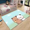 1pcs Bubu Dudu Panda Bear Printed Carpet Doormat Bedroom Decorative Rug for Living Room Kitchen Floor Mat Bathroom Anti-slip Mat