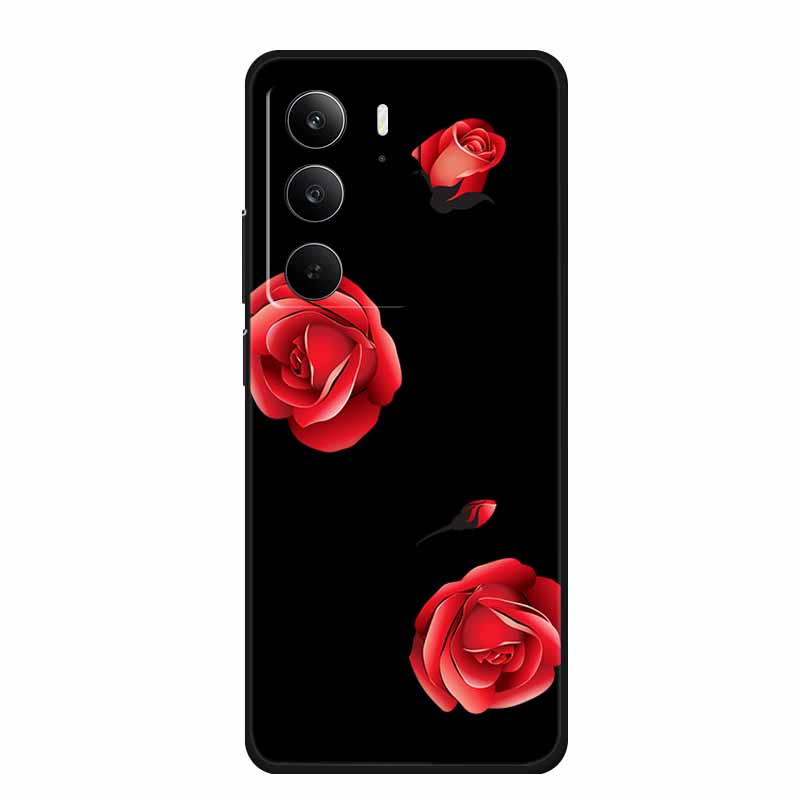 Black Silicone Case For Realme C71 Case C 71 Coque Cartoon Cat Soft Back Cover For Realme C71 Phone Cases RealmeC71 Funda Shell