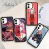 Coque de téléphone Anime Zero Two Darling in the Fran pour iPhone 11 12 13 14 Pro Max mini XR XS SE 2020 6 7 8 Plus Galaxy S21 S22